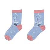 2 Pairs of Organic Cotton Socks for Kids – Soft, Breathable and Sustainable Socks with Animal Motif